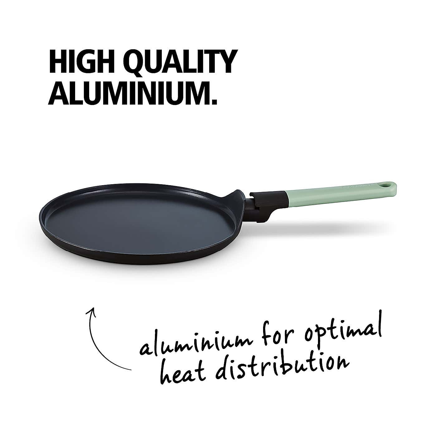 Brabantia Non-Stick Aluminium Pancake Pan, 25cm