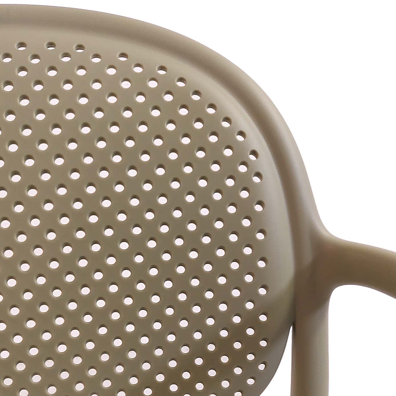 Modura Albin Round Table with 4 Stina Armchairs