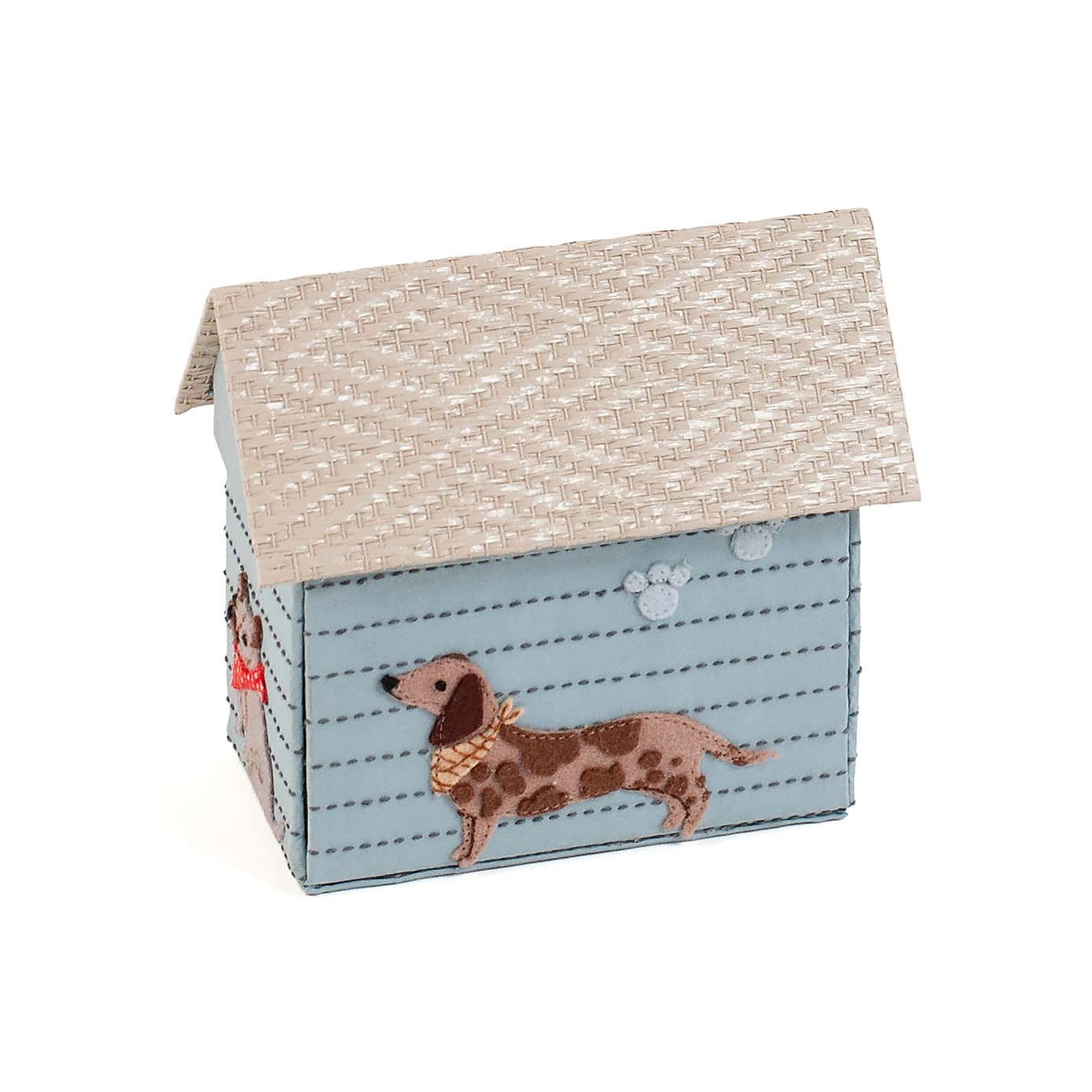 Hobby Gift Blue Scotty Dog Sewing Case