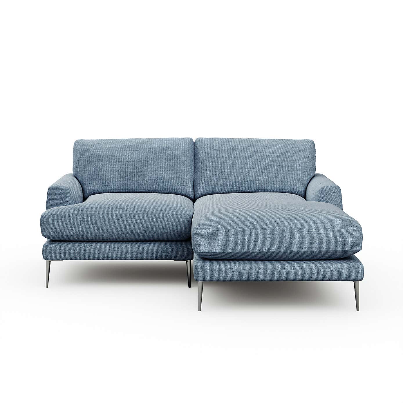 Lawson Chunky Tonal Weave Corner Chaise Sofa