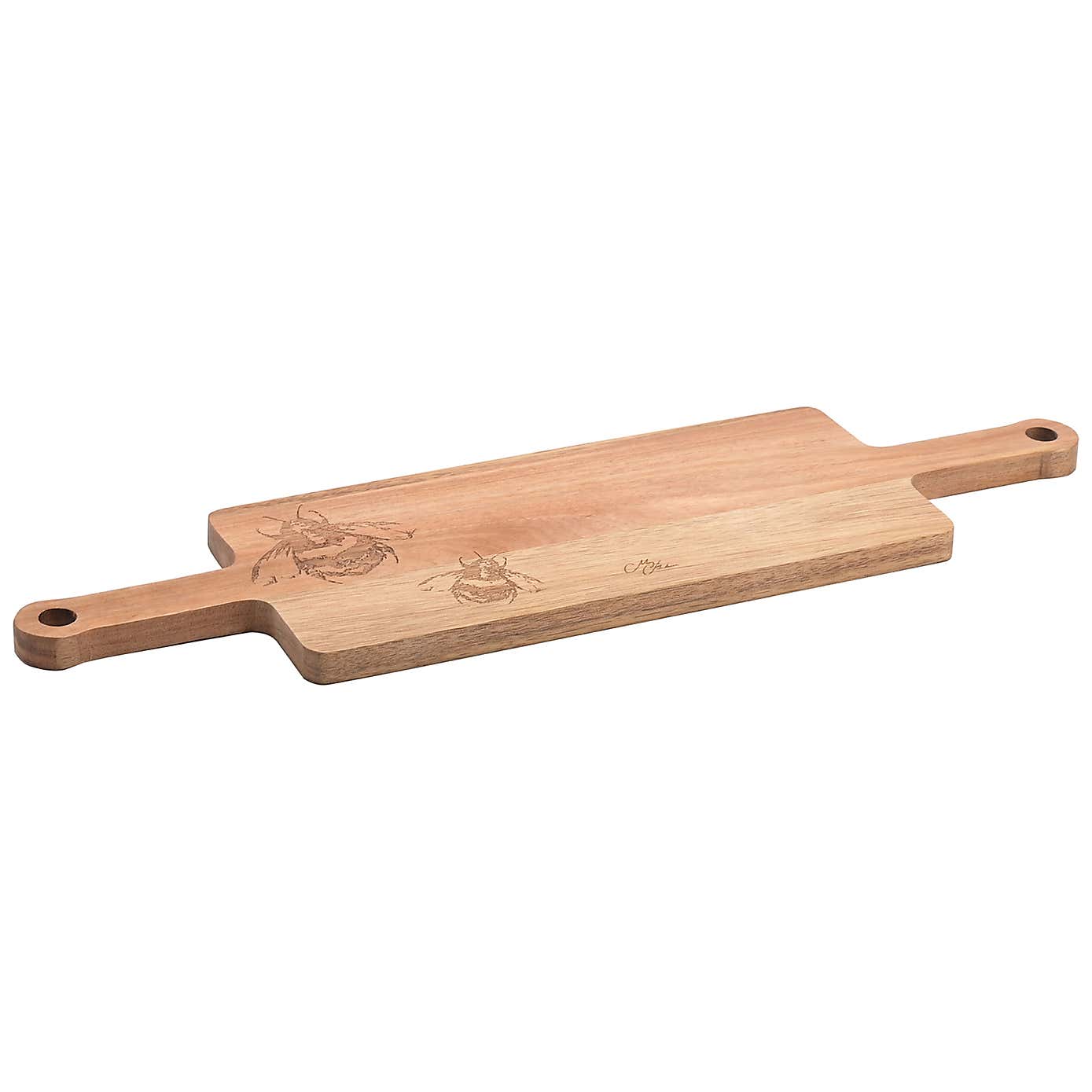 Meg Hawkins Bee Wood and Ceramic Serving Board