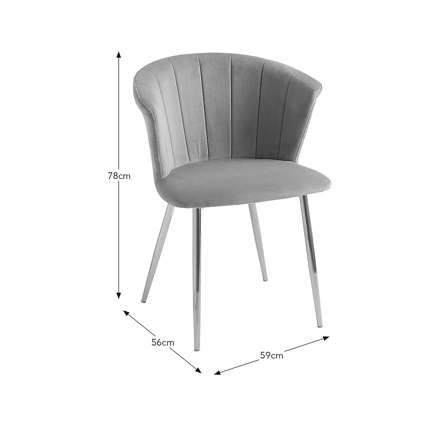 Kendall Velvet Chair