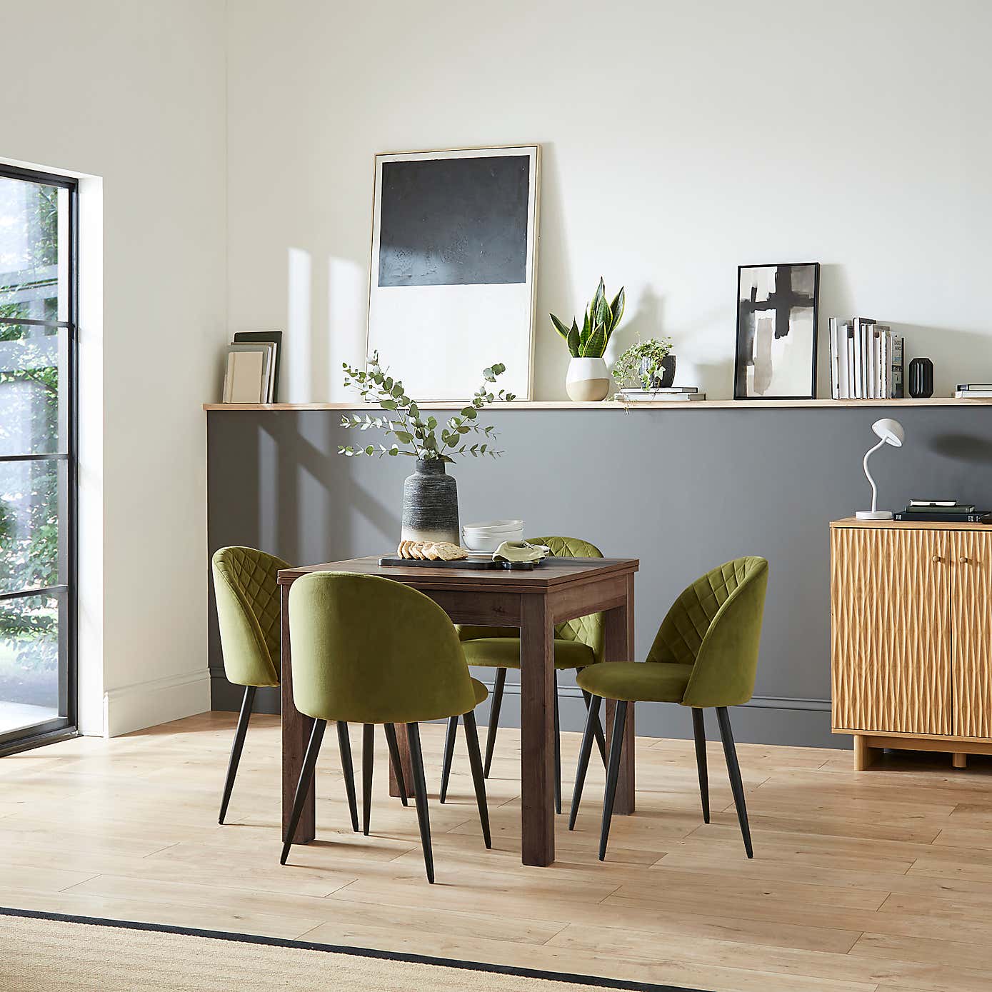 Fulton Oak Effect Flip Top Dining Table