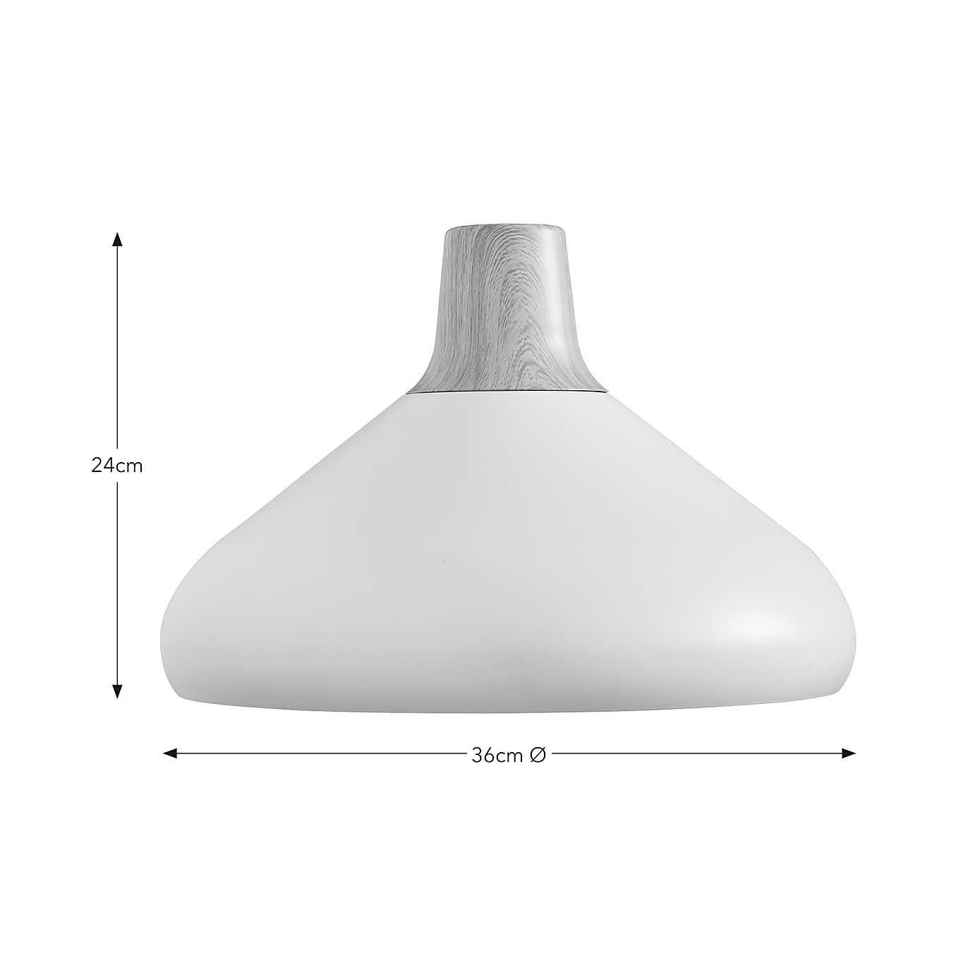 Elements Wolston Metal Easy Fit Pendant Shade