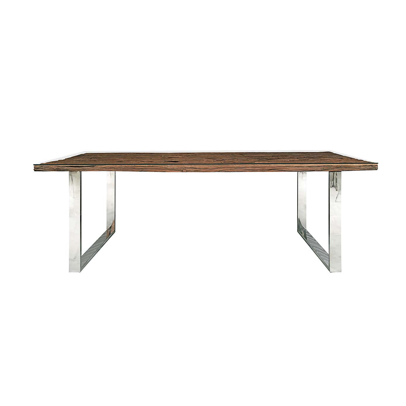Indus Valley Railway Sleeper 8 Seater Dining Table