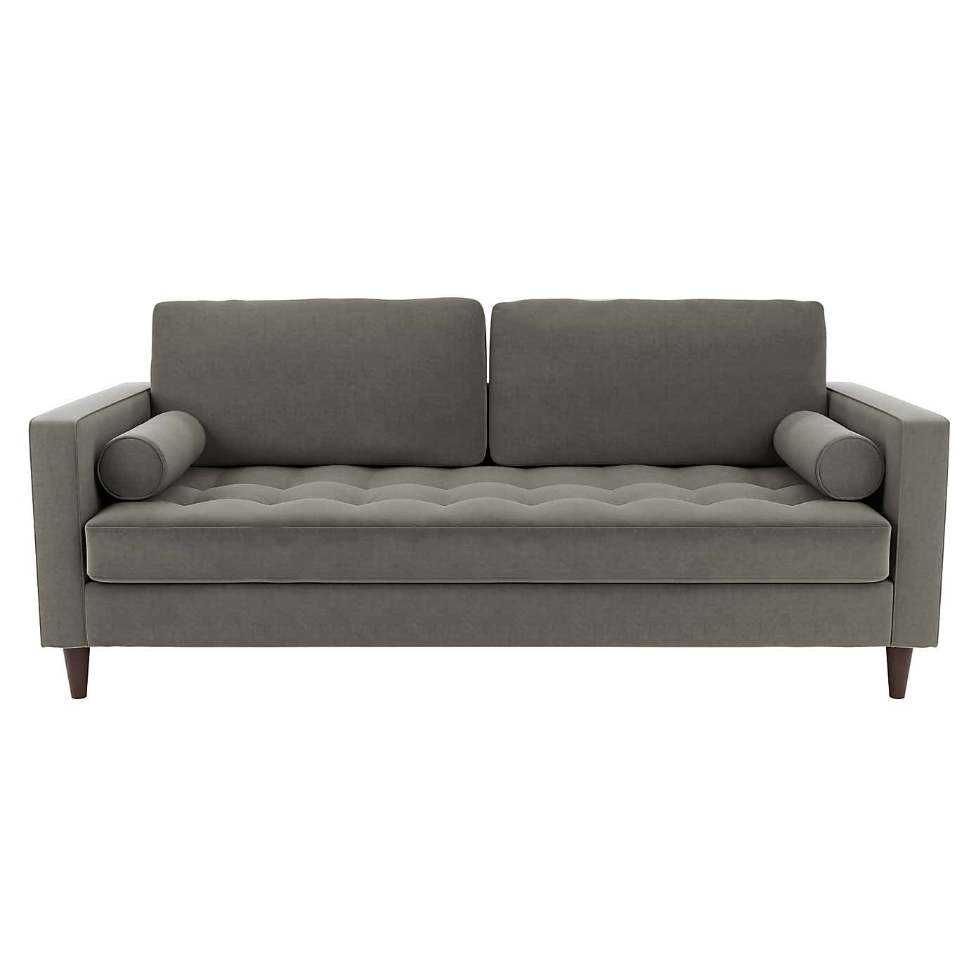Zoe Velvet 3 Seater Sofa