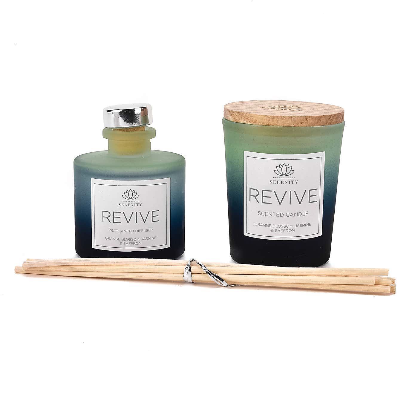 Serenity Candle and Reed Diffuser Set