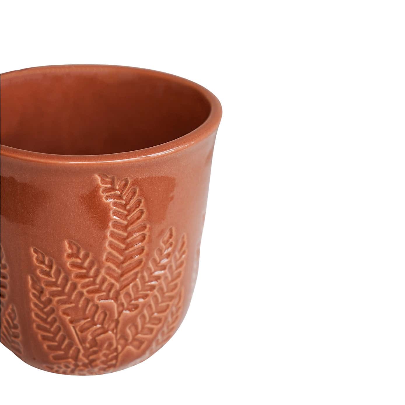 Kew Embossed Fern Planter
