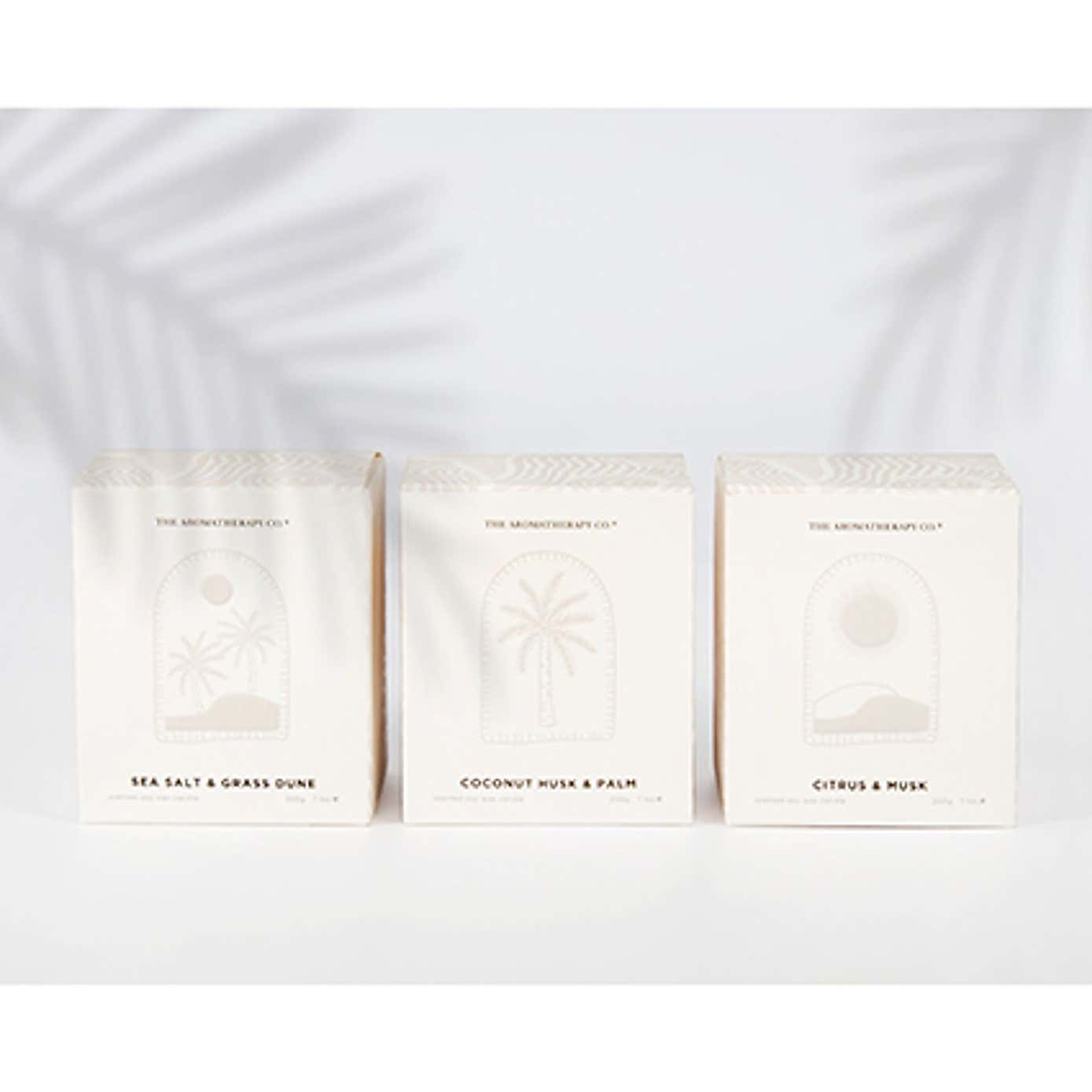 Aromatherapy Co Sunset Coconut Husk and Palm Ceramic Candle