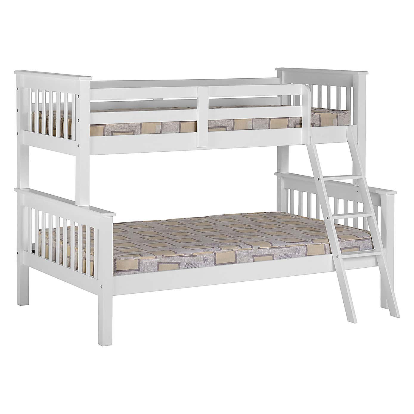 Neptune White Triple Sleeper Bunk Bed