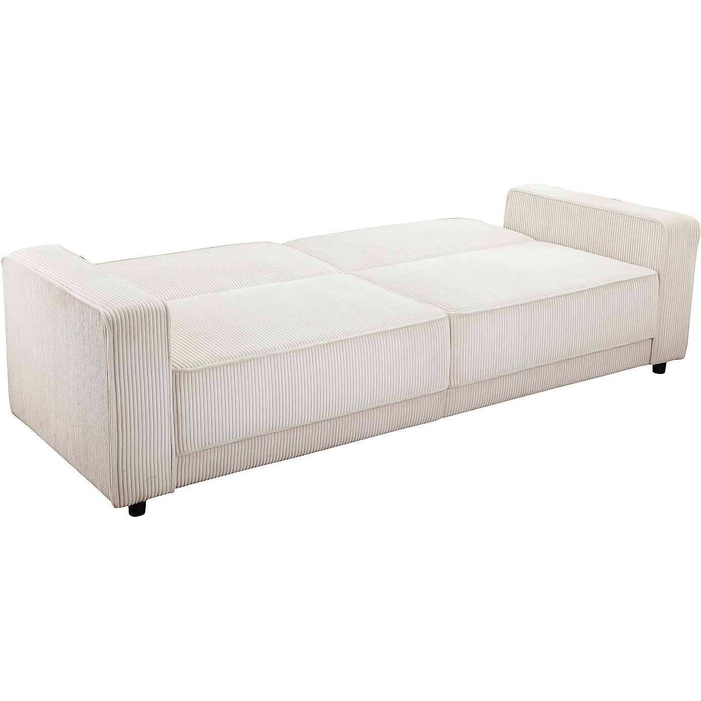 Allie Corduroy 3 Seater Sofa Bed