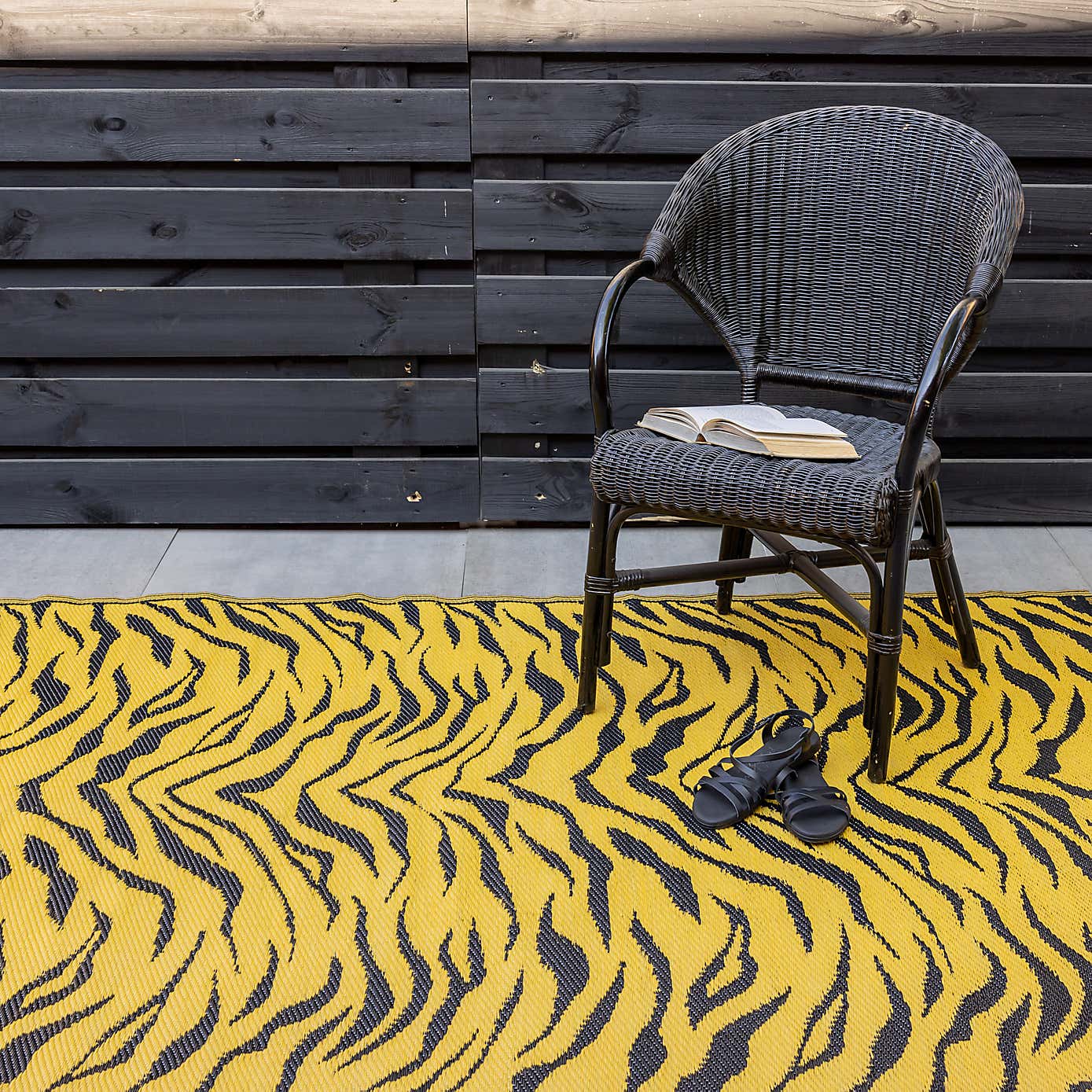 Fallen Fruits Tiger Outdoor Rug