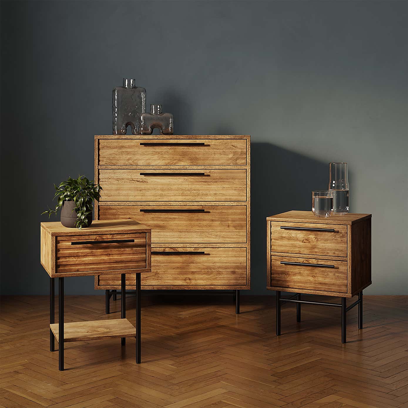 Bryant 2 Drawer Bedside