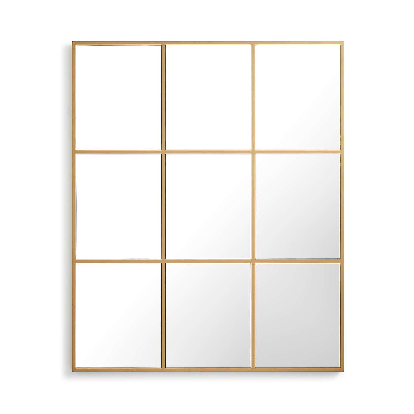 Apartment Window Square Wall Mirror