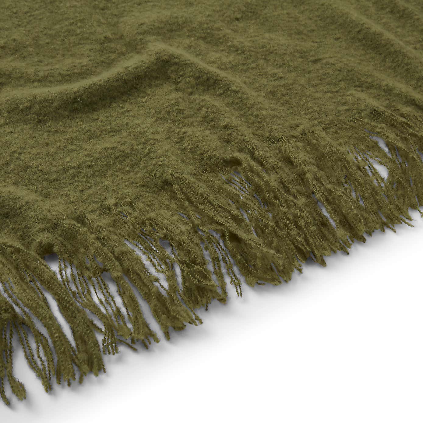 Brushed Boucle Throw