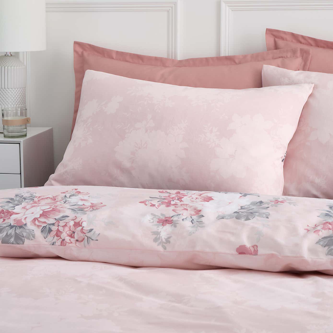 Darla Floral Sage Duvet Cover and Pillowcase Set