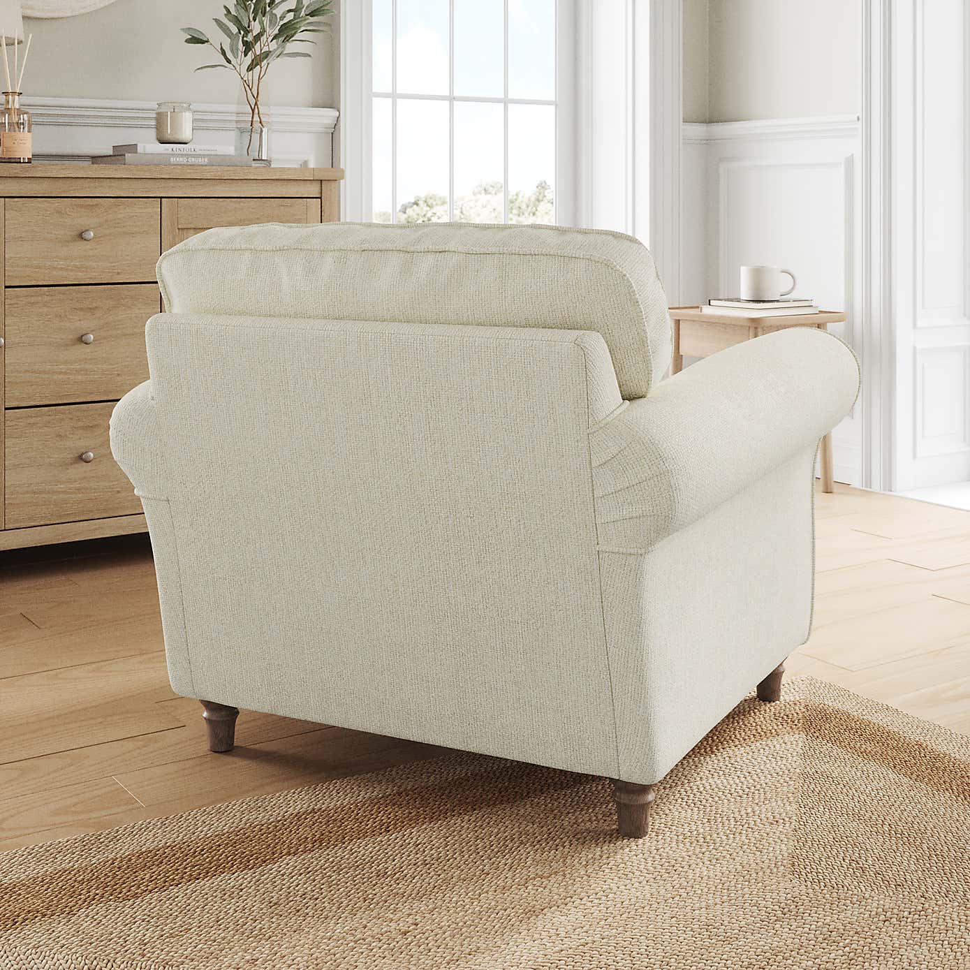 Flori Armchair, Chunky Chenille