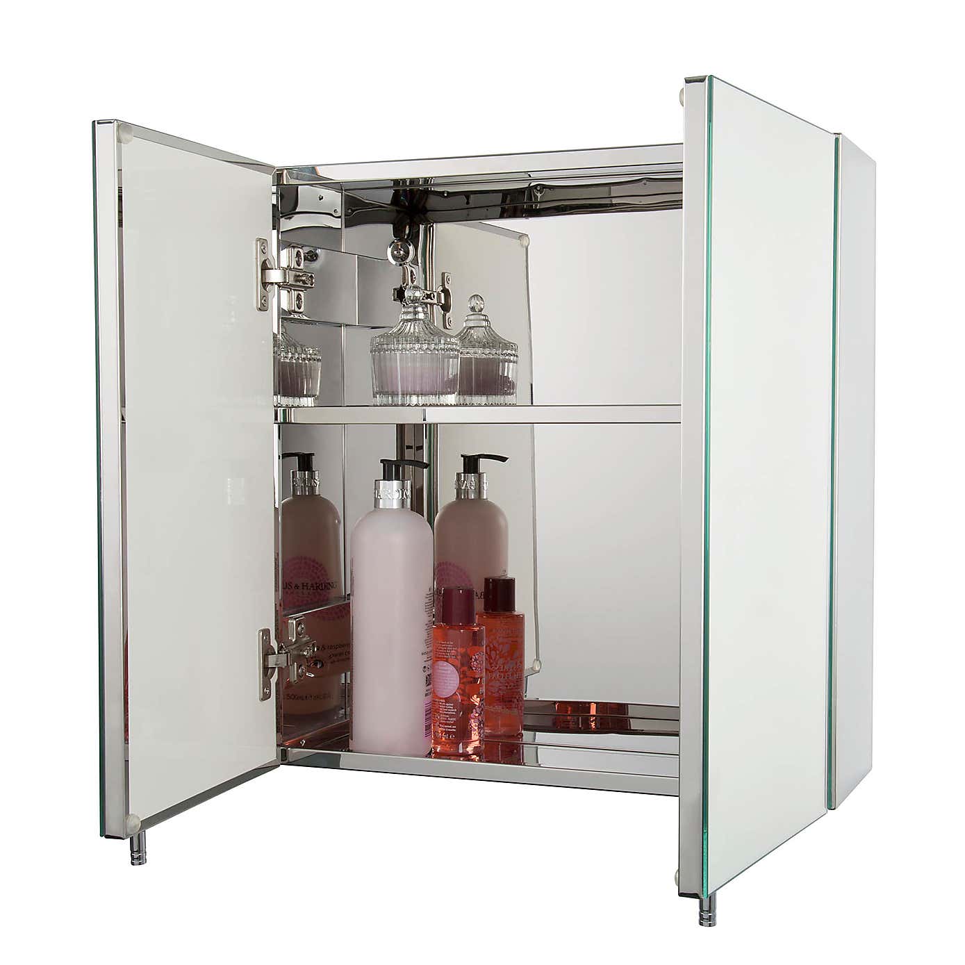 Avon Mirrored Double Cabinet