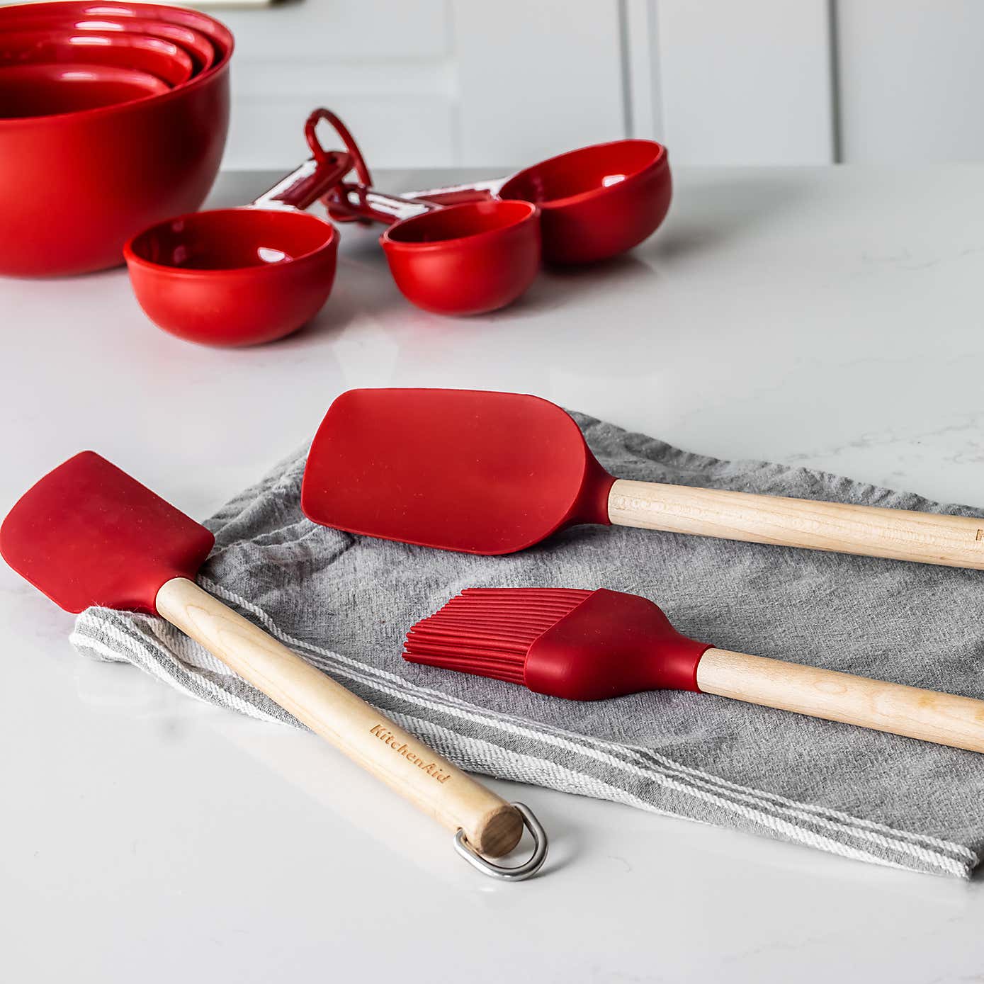 KitchenAid Birchwood 3 Piece Baking Utensil Set