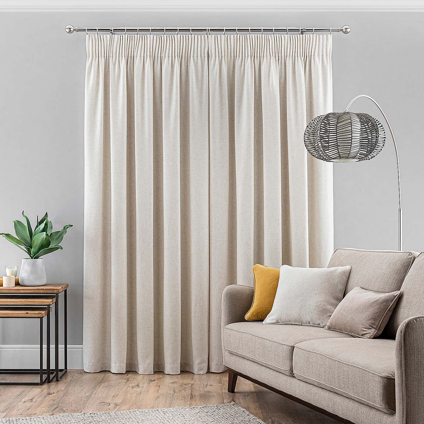 Sydney Pencil Pleat Curtains