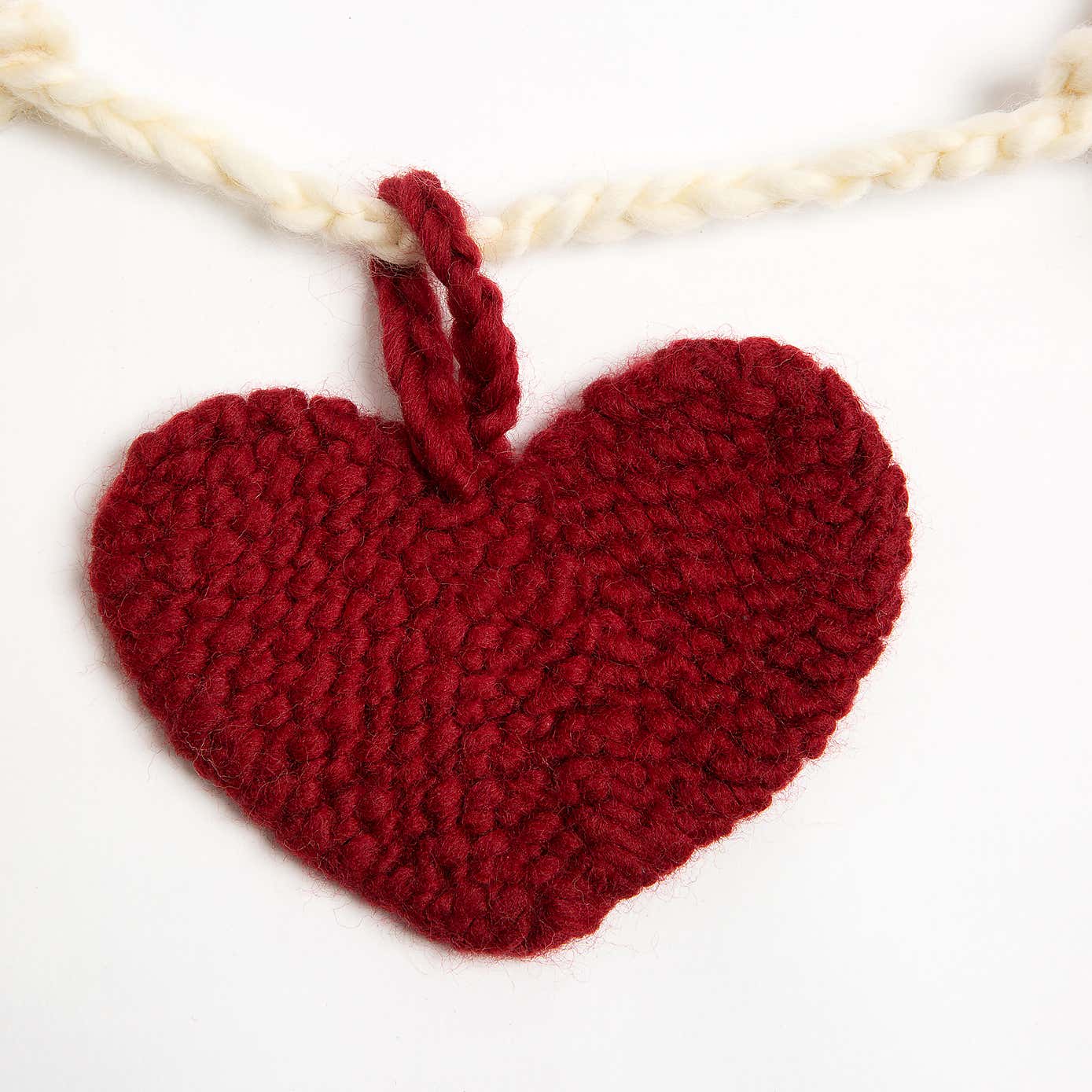 Wool Couture Valentine's Garland Ruby Knit Kit