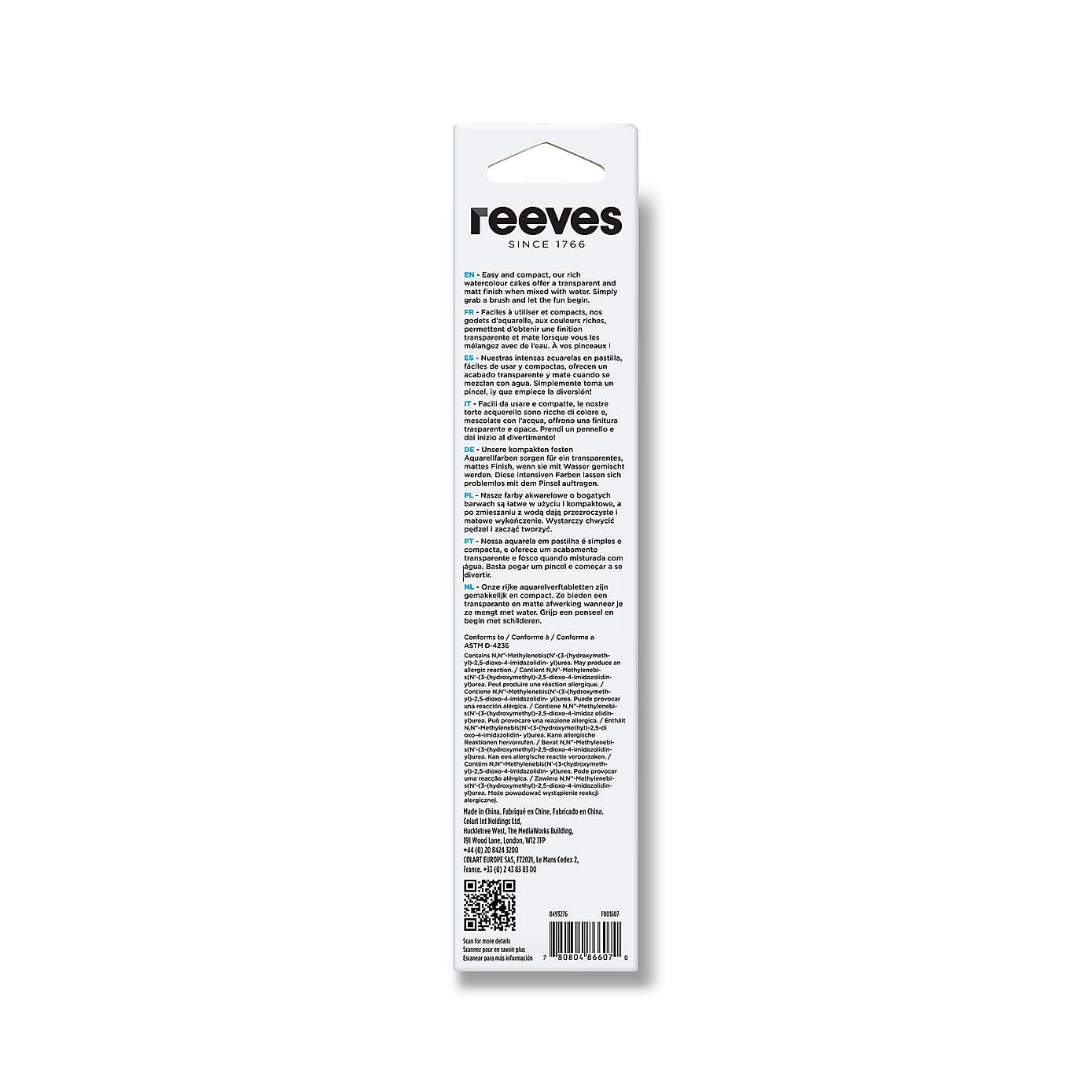 Reeves Watercolour Paint Tin