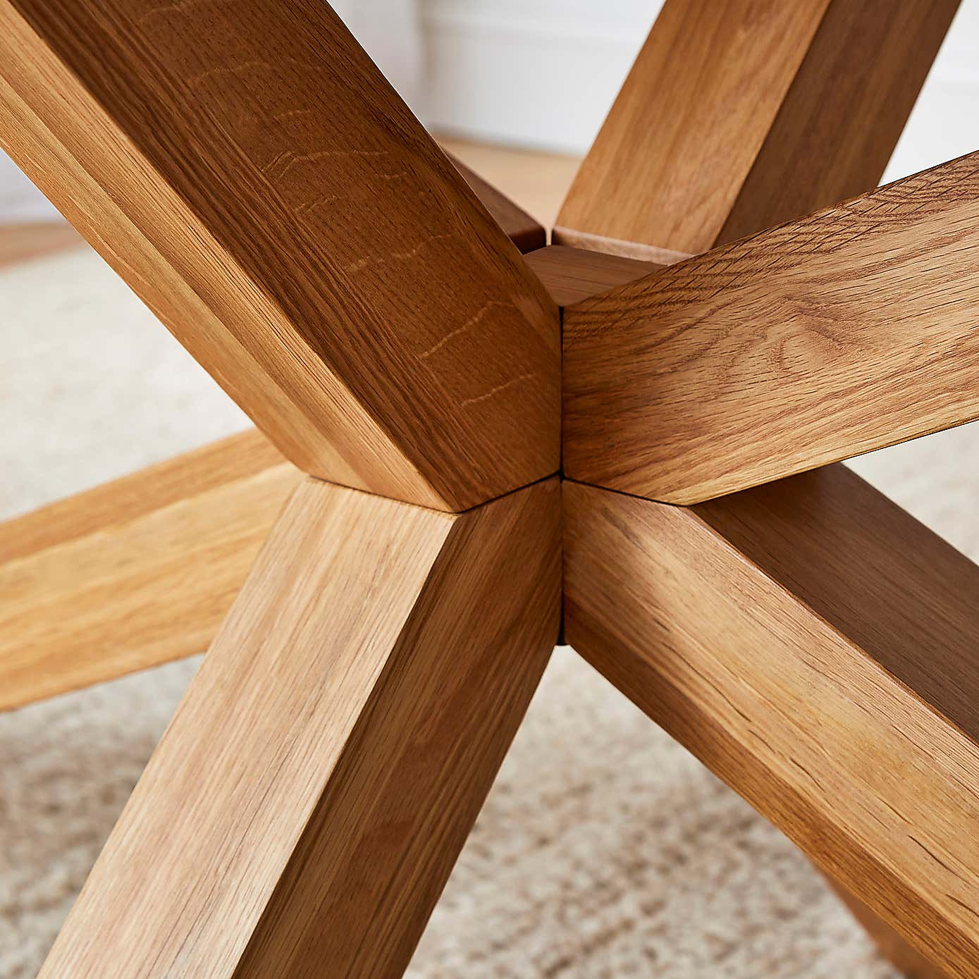 Xavi 10 Seater Rectangular Extendable Dining Table, Oak