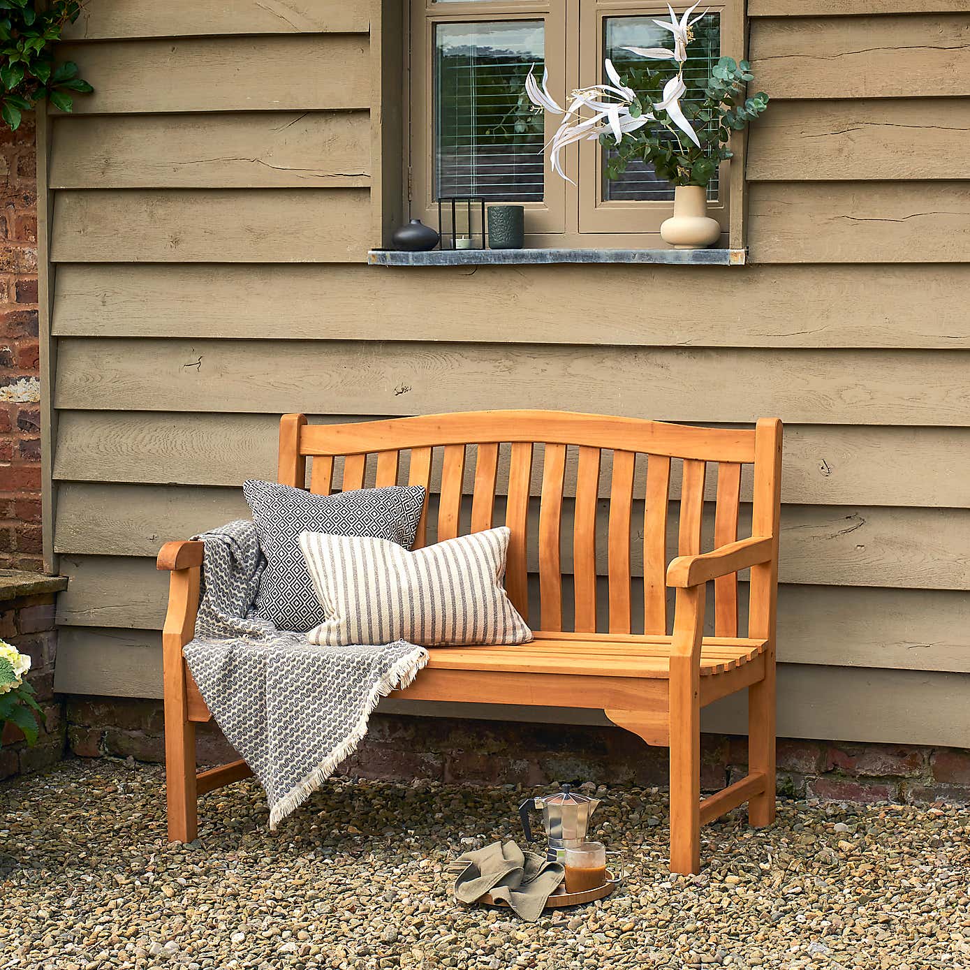 Kingsbury Small Outdoor Bench