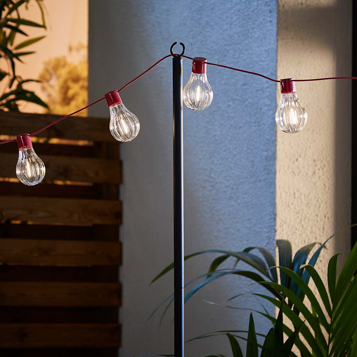 Outdoor Iron Festoon Pole