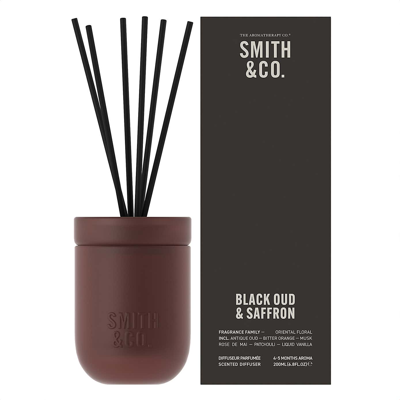 Smith & Co Black Oud & Saffron Diffuser