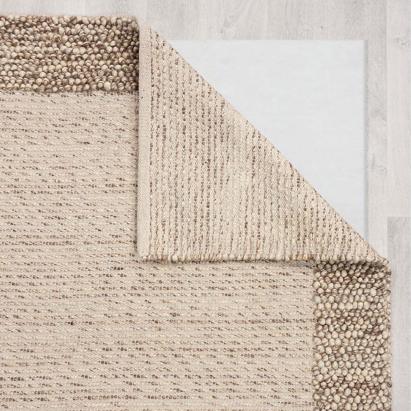 Pebble Wool Border Rug