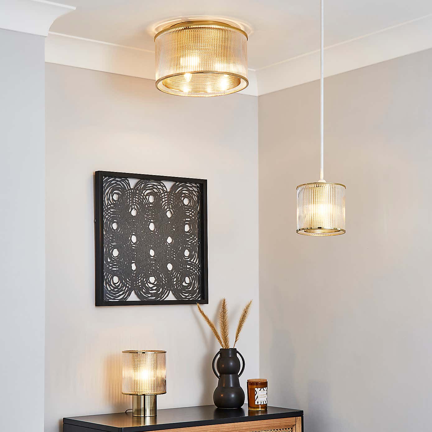 Kruze Glass Easy Fit Pendant Shade