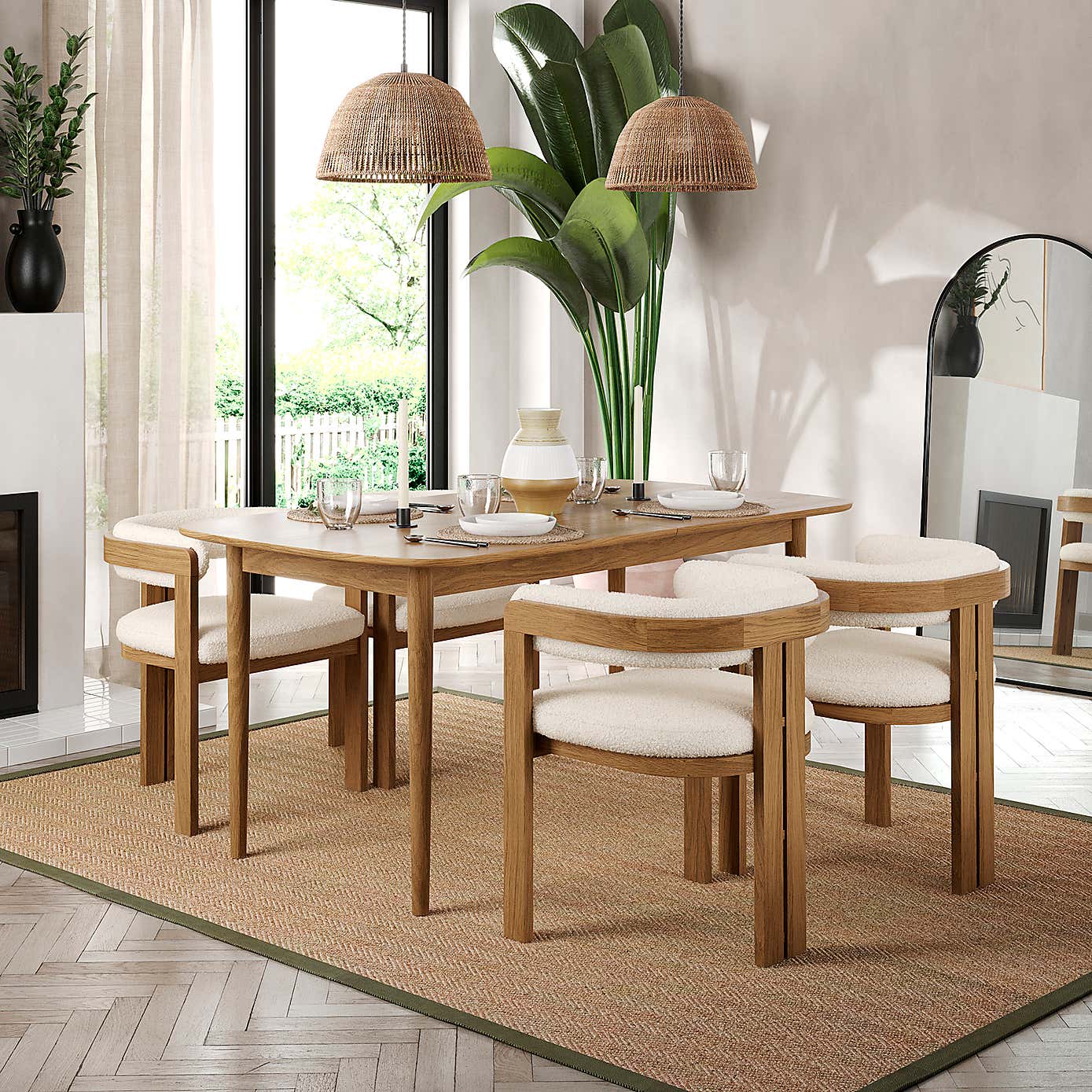 Karla Rectangle Extending Dining Table