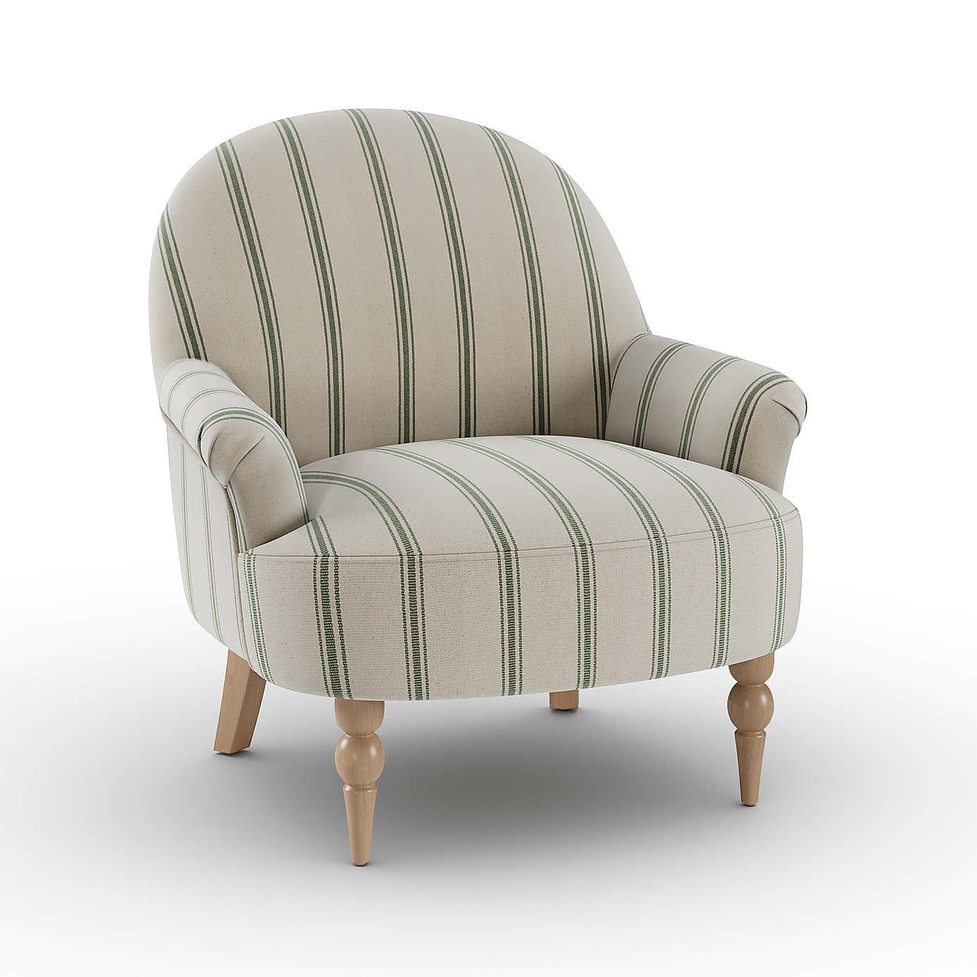 Petit Armchair, Folkstone Stripe