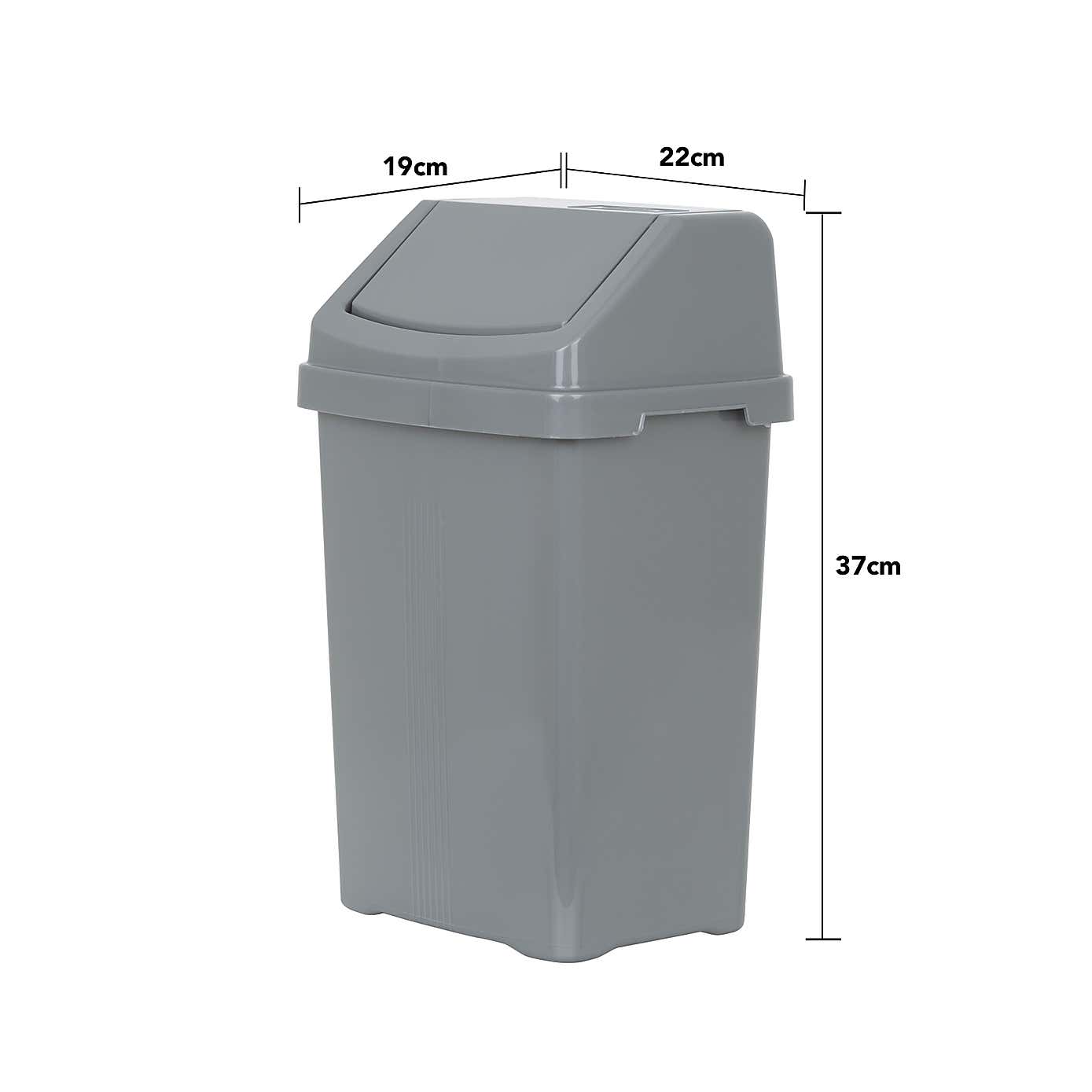 Wham Casa Navy 8L Swing Bin