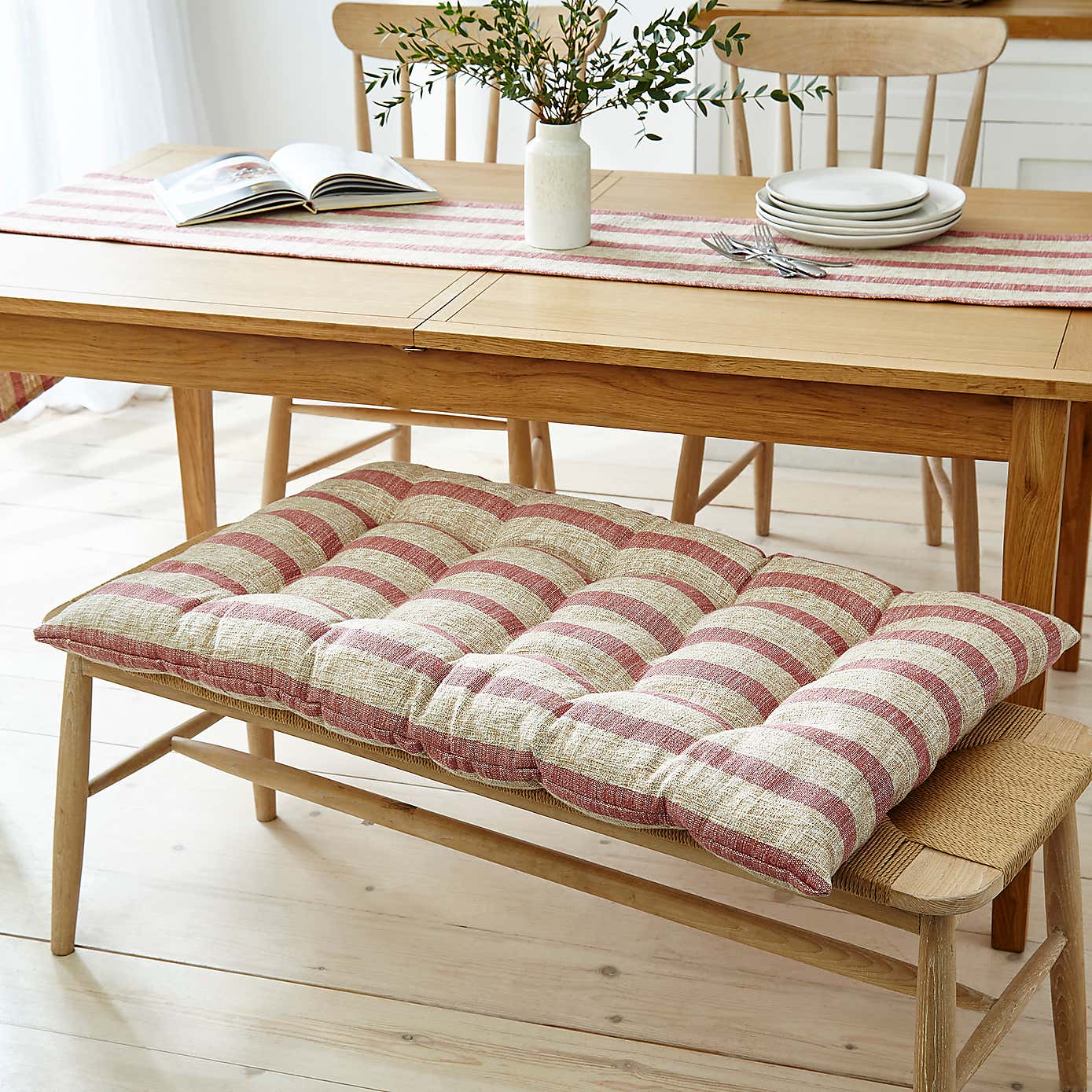 Churchgate Striped 175cm Table Runner