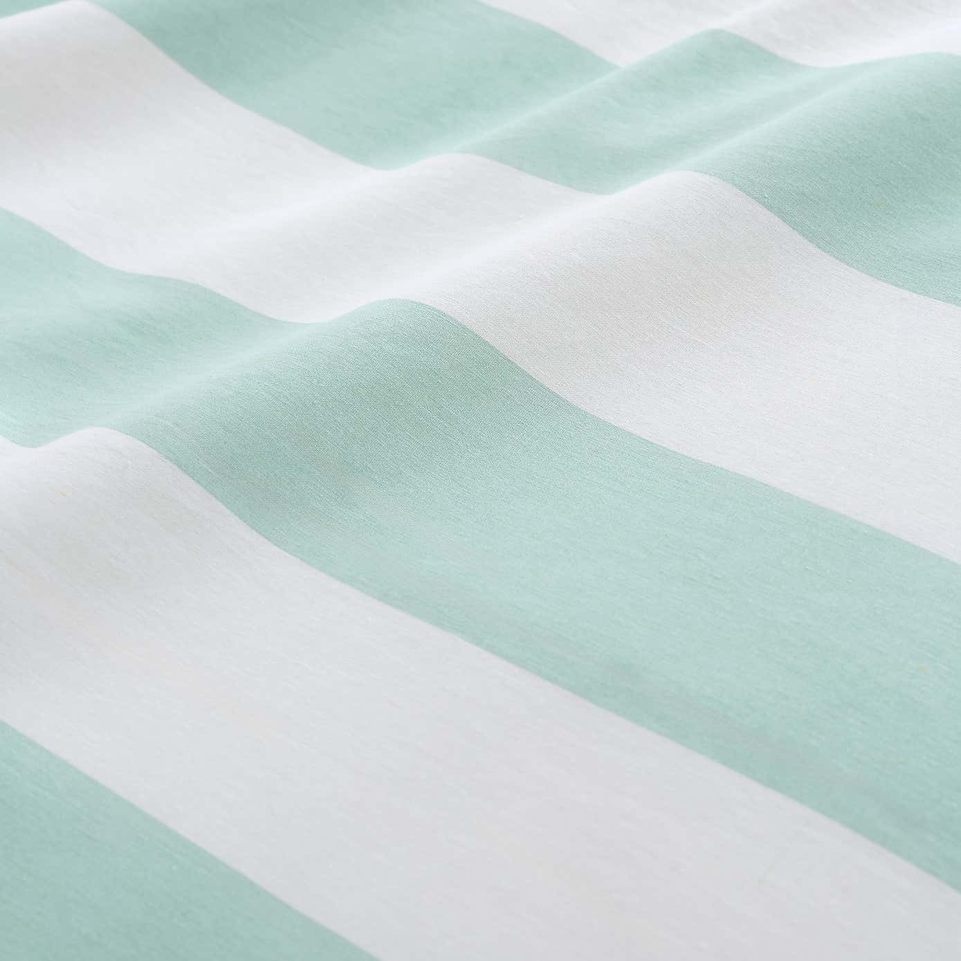 Emmy Frilled Stripe 100% Cotton Duvet Cover and Pillowcase Set