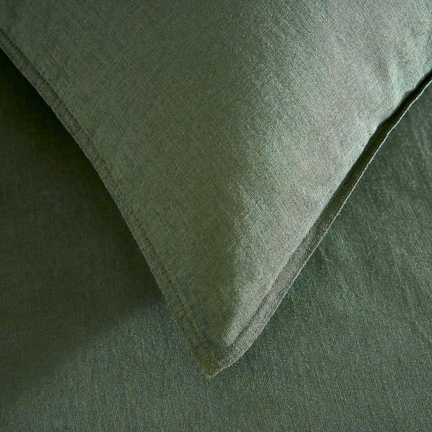 Cotton Linen White Duvet Cover & Pillowcase Set