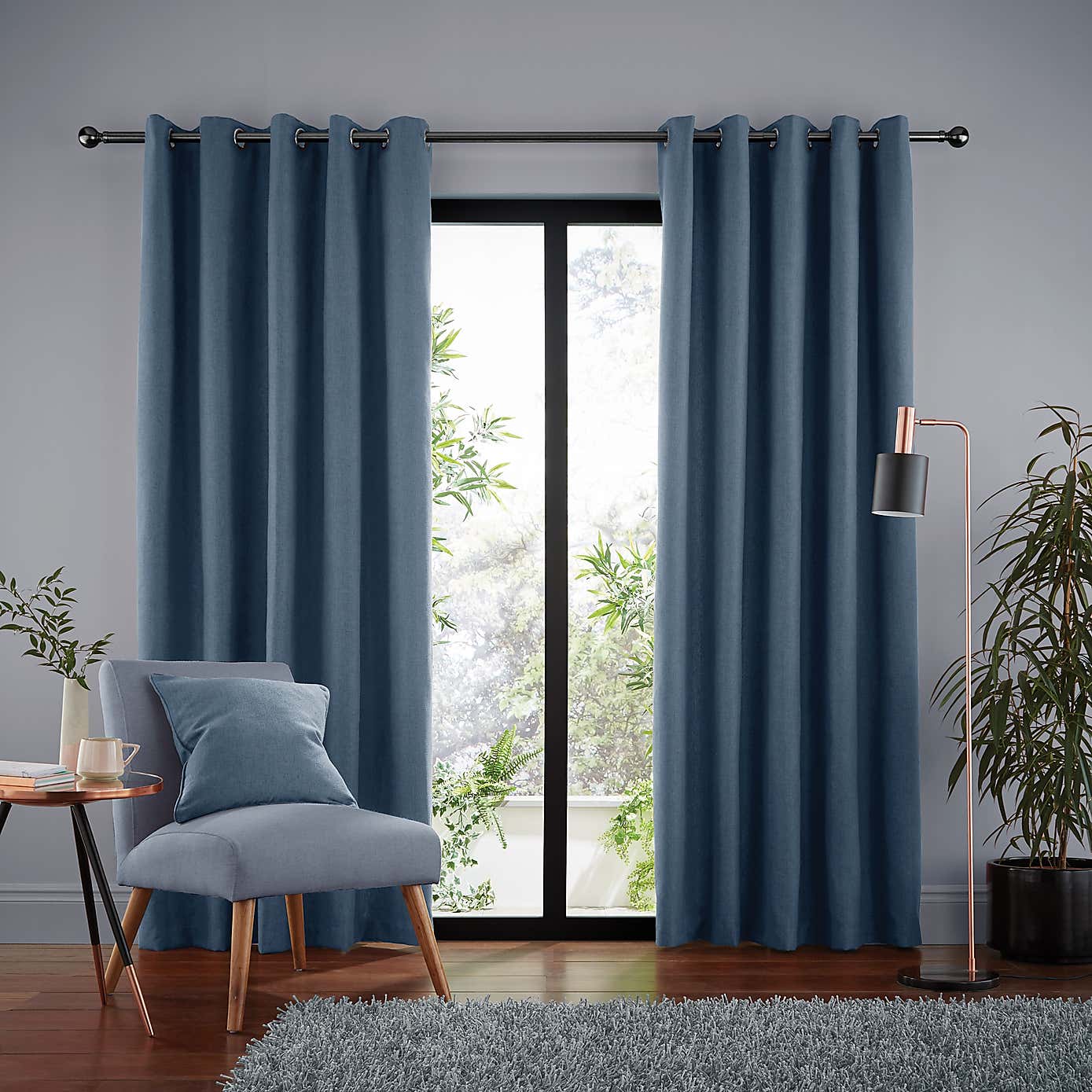 Jennings Natural Thermal Eyelet Curtains