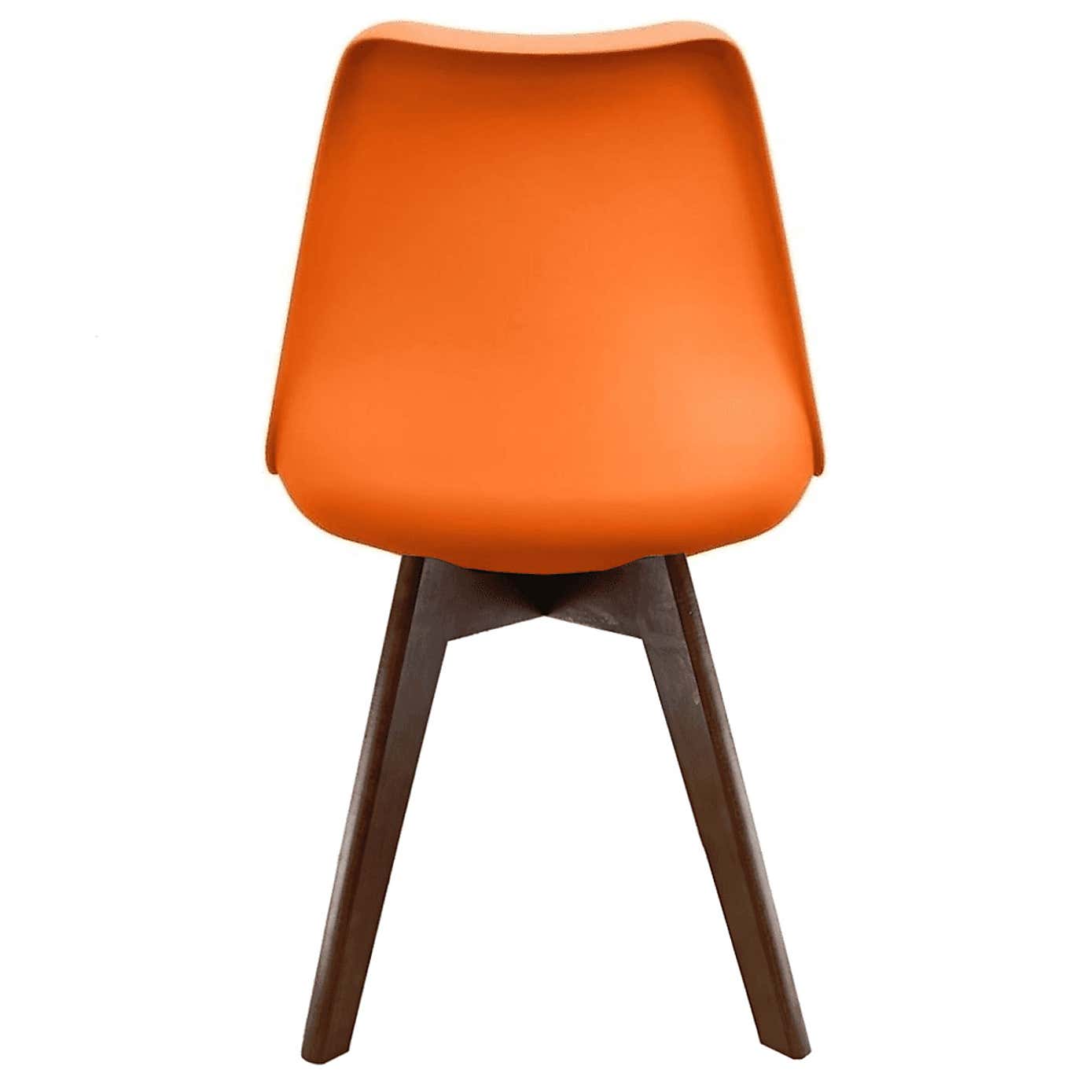 Fusion Living Soho Plastic Dining Chair with Squared Legs