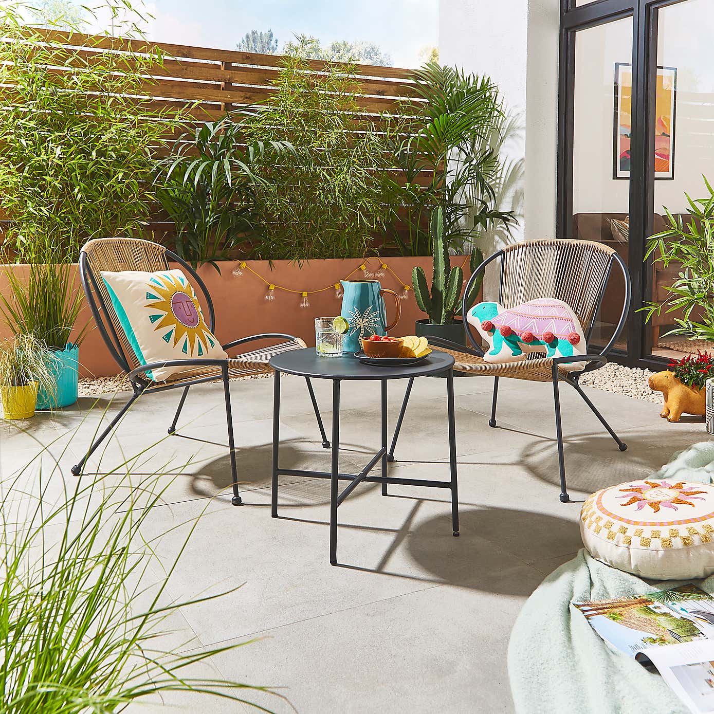 Santorini 2 Seater Bistro Set