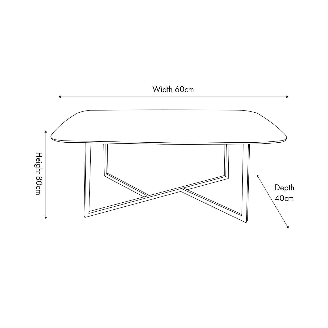 PAcific Ukiah Dining Table, Wood Effect