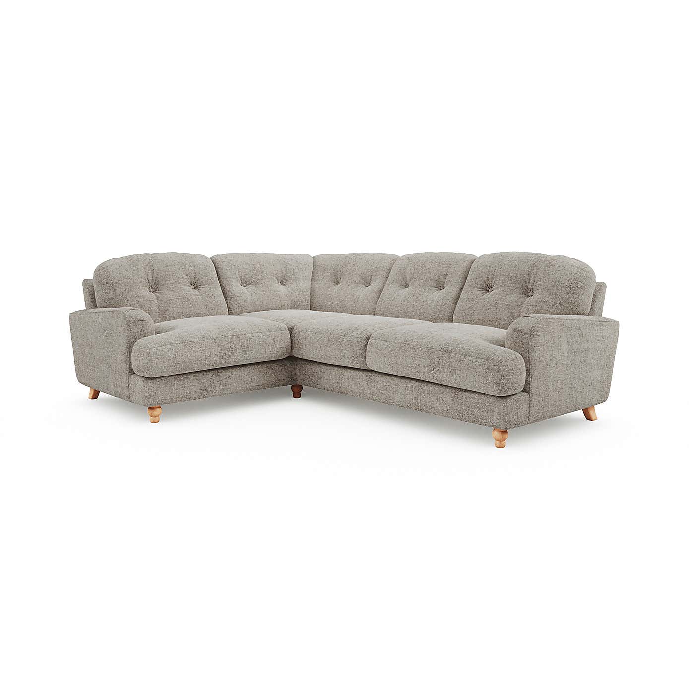 Martha Chunky Chenille Full Corner Sofa