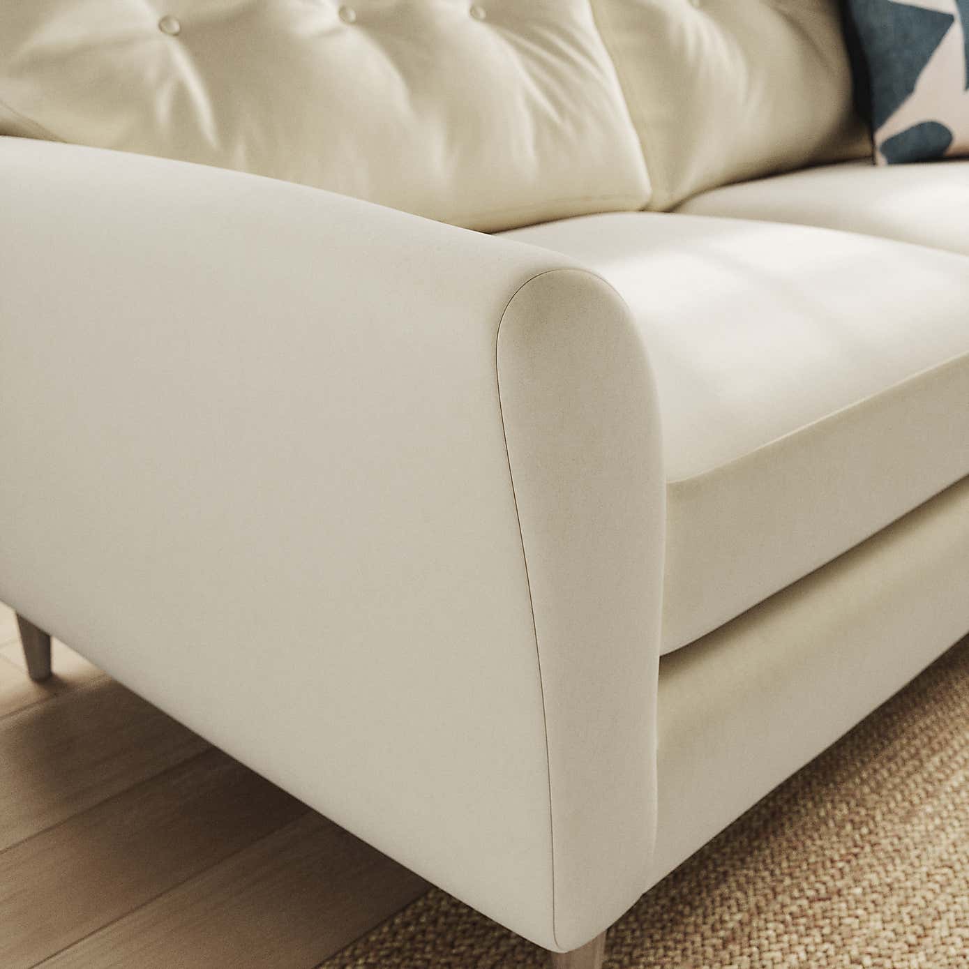 Sven Opulent Velvet 3 Seater Sofa