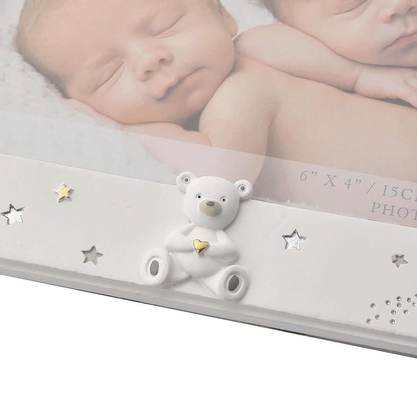 Bambino Resin Twins Photo Frame