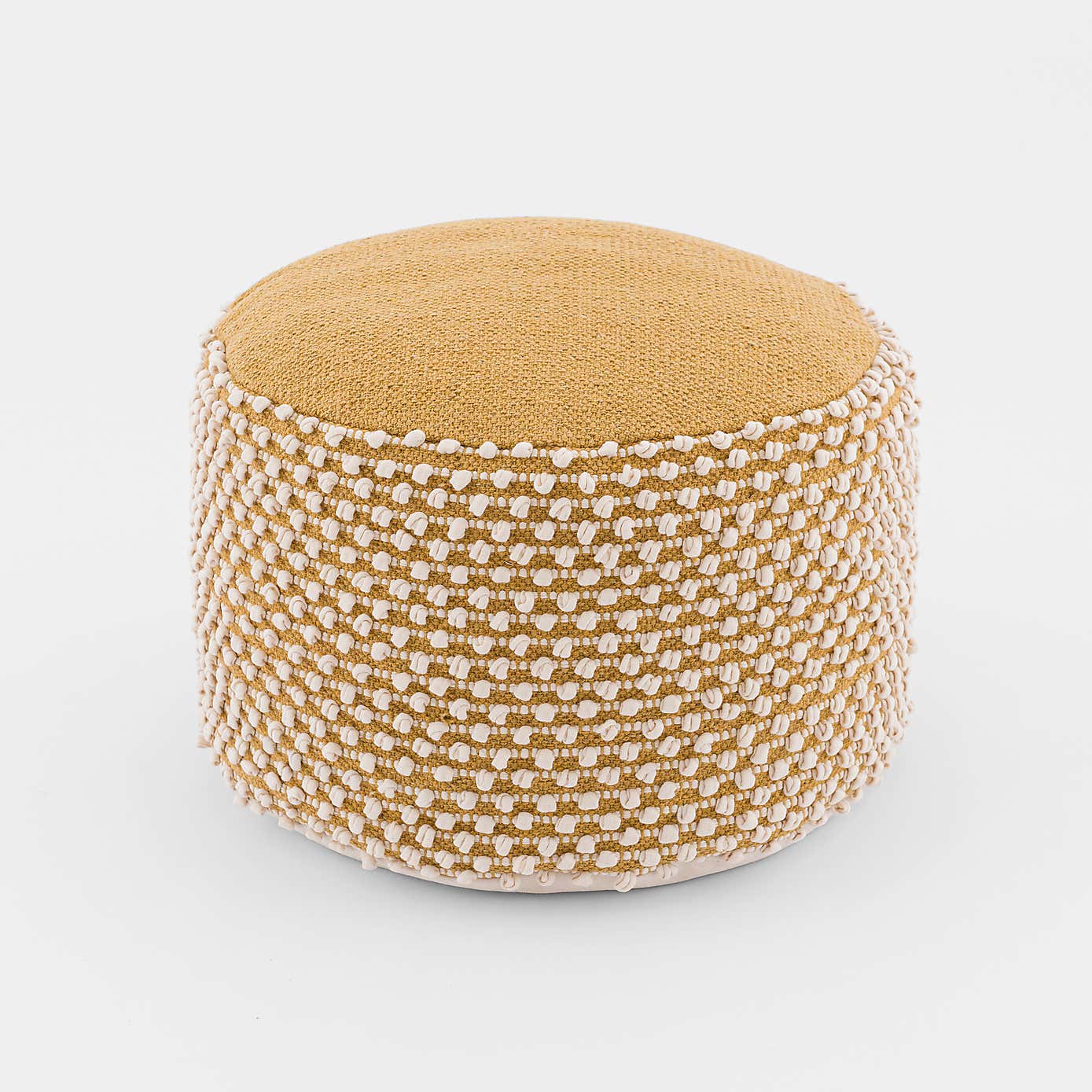 Jersey Bobble Round Pouffe