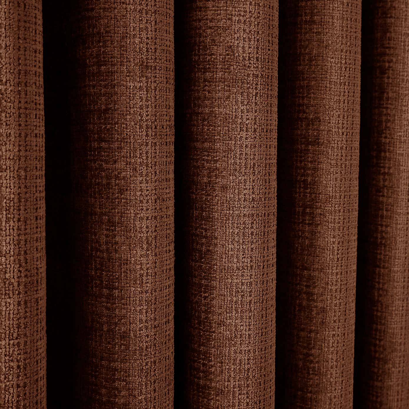 Cashton Chenille Heavyweight Eyelet Curtains