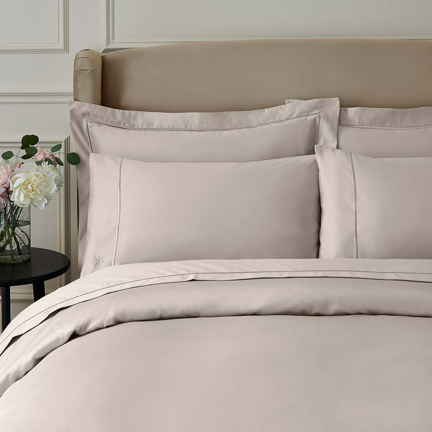 Dorma Egyptian Cotton 1000 Thread Count Silver Housewife Pillowcase