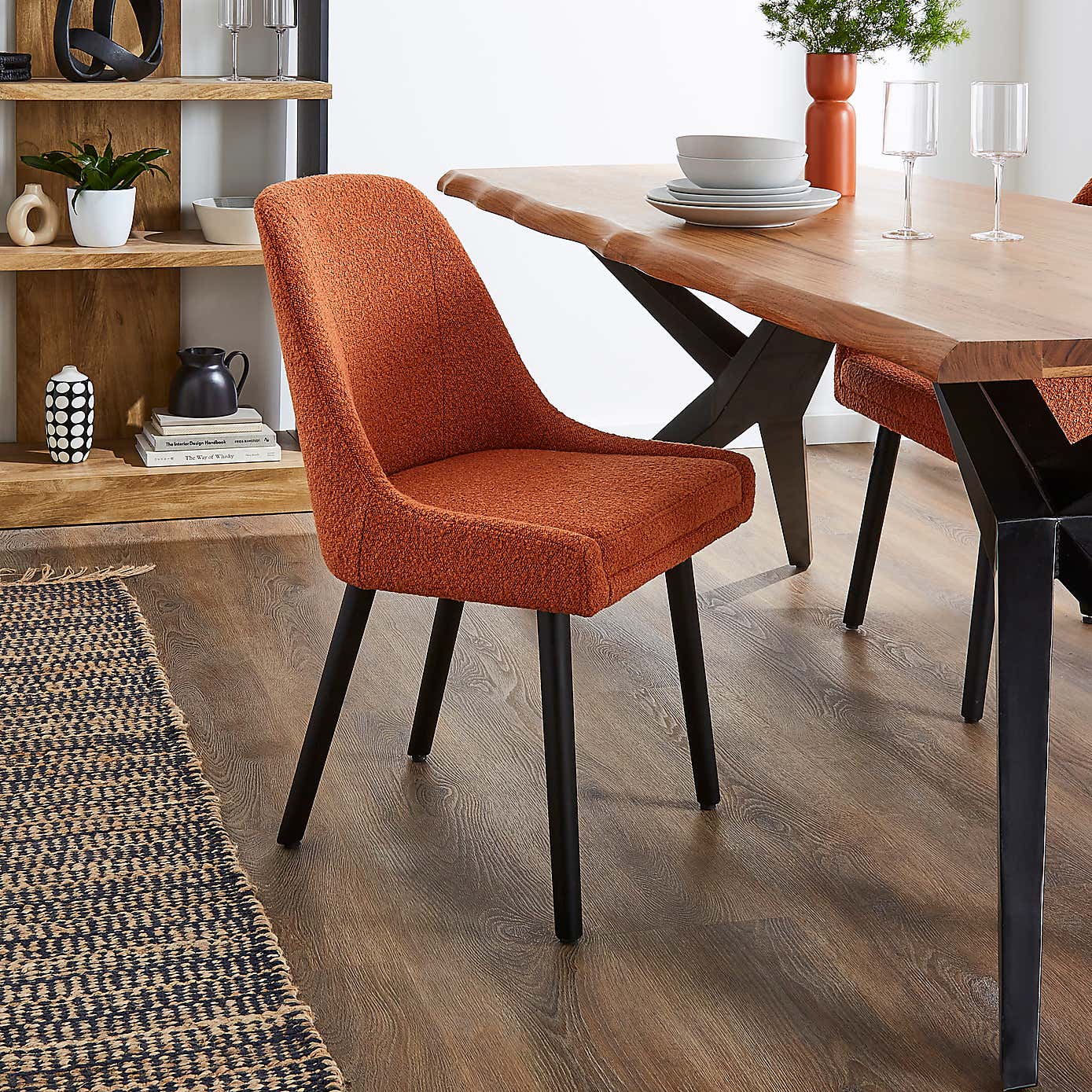Eddie Boucle Dining Chair