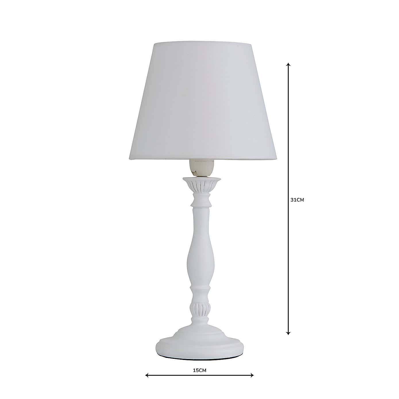 Tofty Mini White Table Lamp